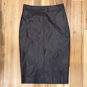 Babaton Pegu Faux Leather Pencil Skirt